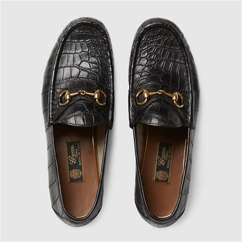 mocassino gucci horsebit 1953 loafer ebay.com|gucci crocodile loafer.